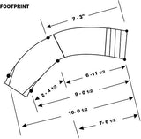 FibroPool Full-Sized Swimming Pool Slide