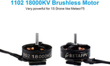 BETAFPV Meteor75 1S Brushless Whoop Drone TBS Crossfire with BT2.0 Connector F4 AIO 1S FC VTX 18000KV 1102 Motor C02 Camera for Tiny Whoop Micro FPV Racing Whoop Drone Quadcopter
